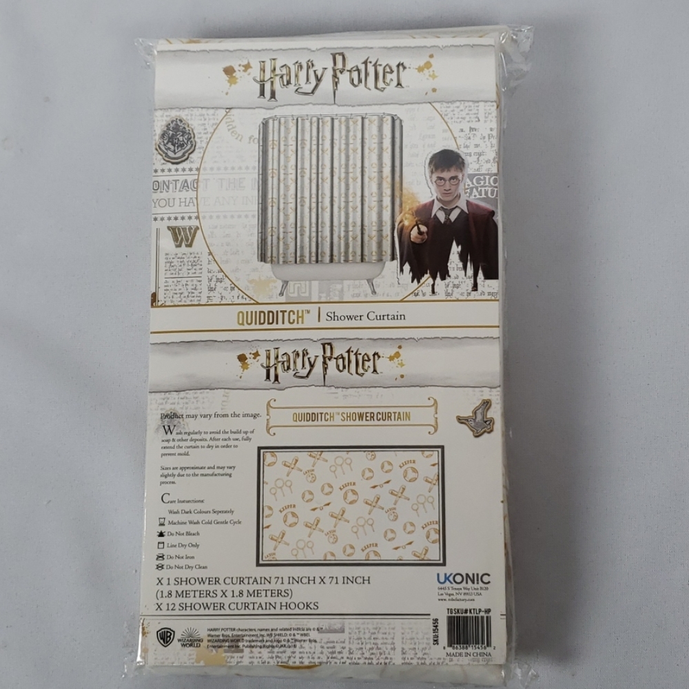 Harry Potter shower curtain